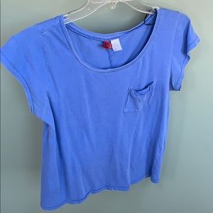 Blue tee